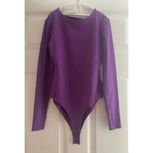 Zara Purple Long Sleeve Bodysuit